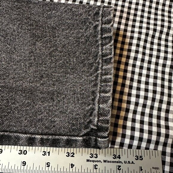 Vintage Roper Denim Cowgirl 90s High Rise Studded Grey Acid Wash Jeans Size 5 - Picture 6 of 9